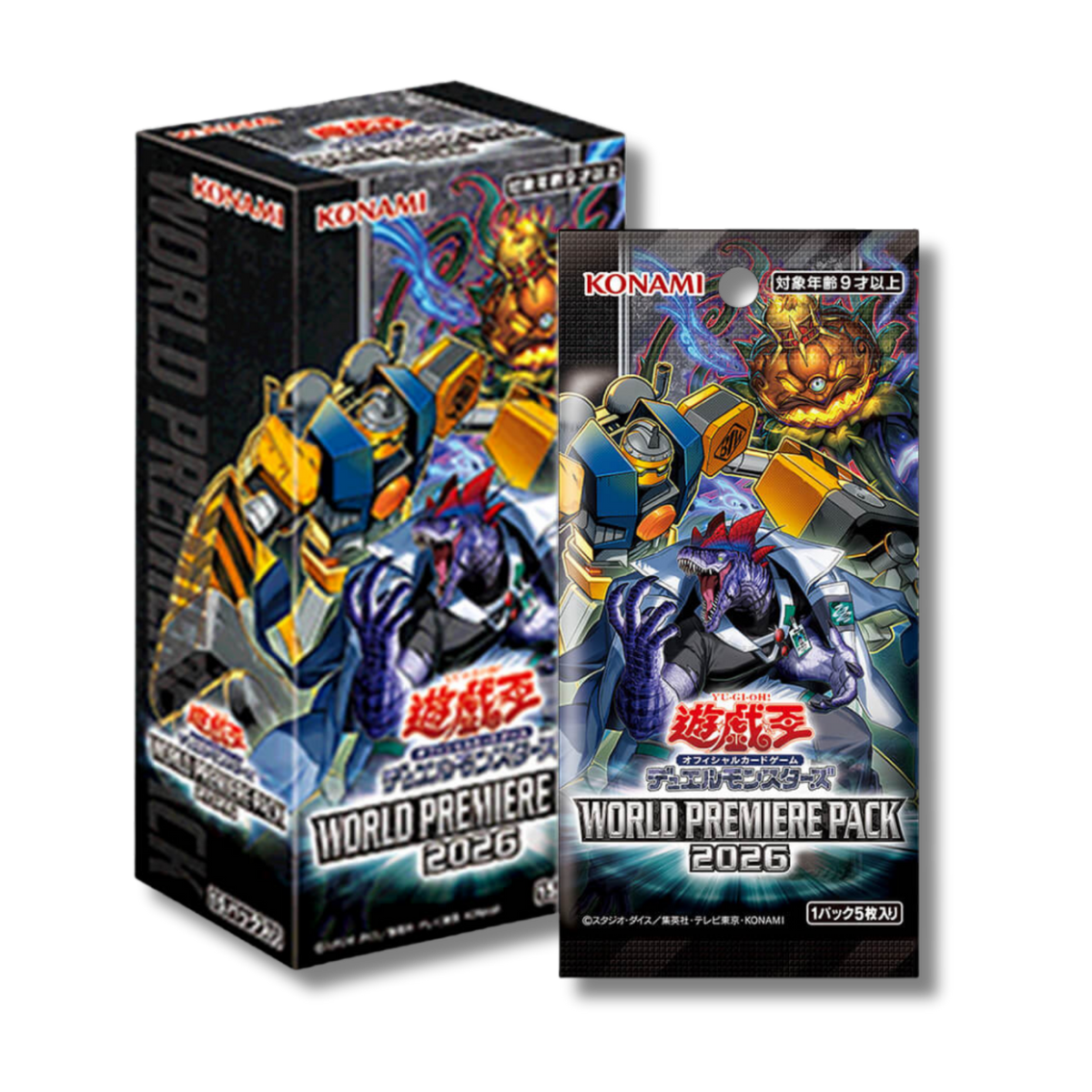 World Premiere Pack 2026 WPP7 booster box Yu-Gi-Oh! OCG giapponese con busta